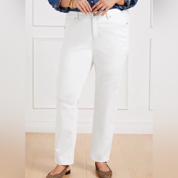 Talbots Denim - Talbots Simply Flattering White Denim Pants